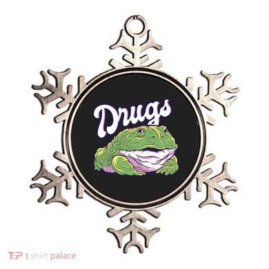 Drugs Frog Funny Ornament