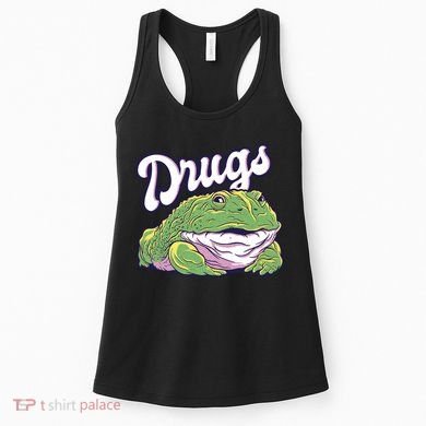 Drugs Frog Funny Women's Tank Top