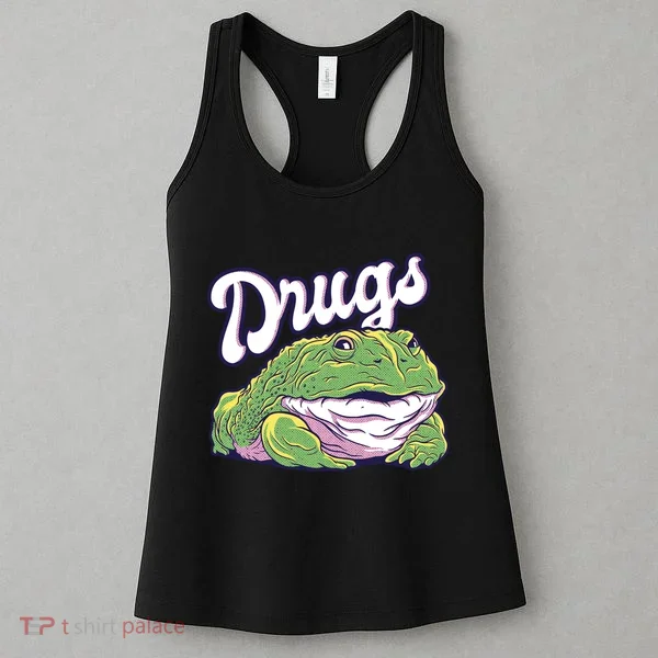 Drugs Frog Funny Women's Tank Top