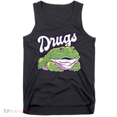 Drugs Frog Funny Tank Top