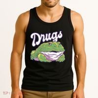 Drugs Frog Funny Tank Top thumb 3