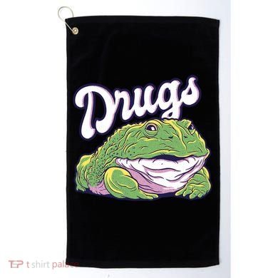 Drugs Frog Funny Golf Towel