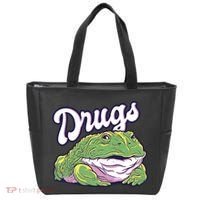 Drugs Frog Funny Tote Bag thumb 0