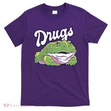 Drugs Frog Funny T-Shirt