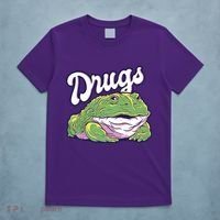 Drugs Frog Funny T-Shirt thumb 5