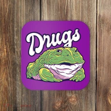 Drugs Frog Funny Coaster