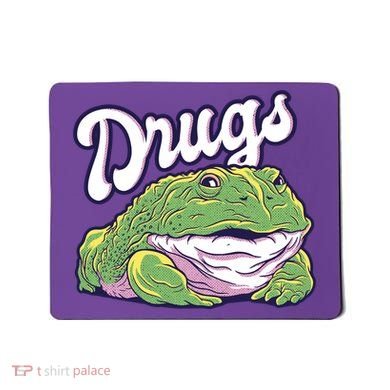 Drugs Frog Funny Mousepad