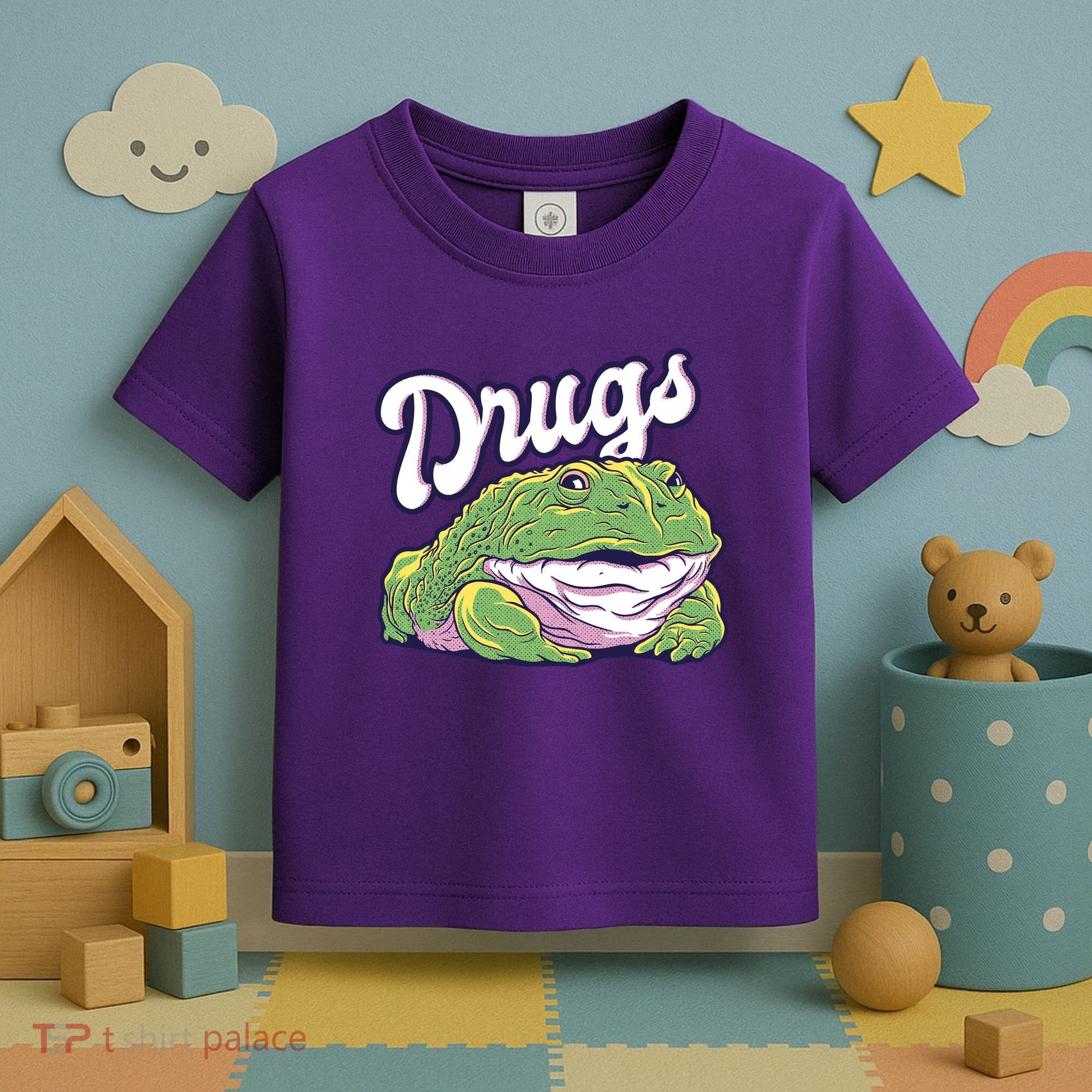 Drugs Frog Funny Toddler T-Shirt