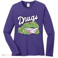 Drugs Frog Funny Women's Long Sleeve Shirt thumb 0