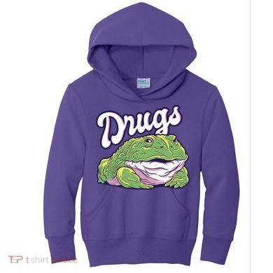 Drugs Frog Funny Kids Hoodie