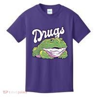 Drugs Frog Funny Kids T-Shirt thumb 0