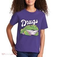 Drugs Frog Funny Kids T-Shirt thumb 2