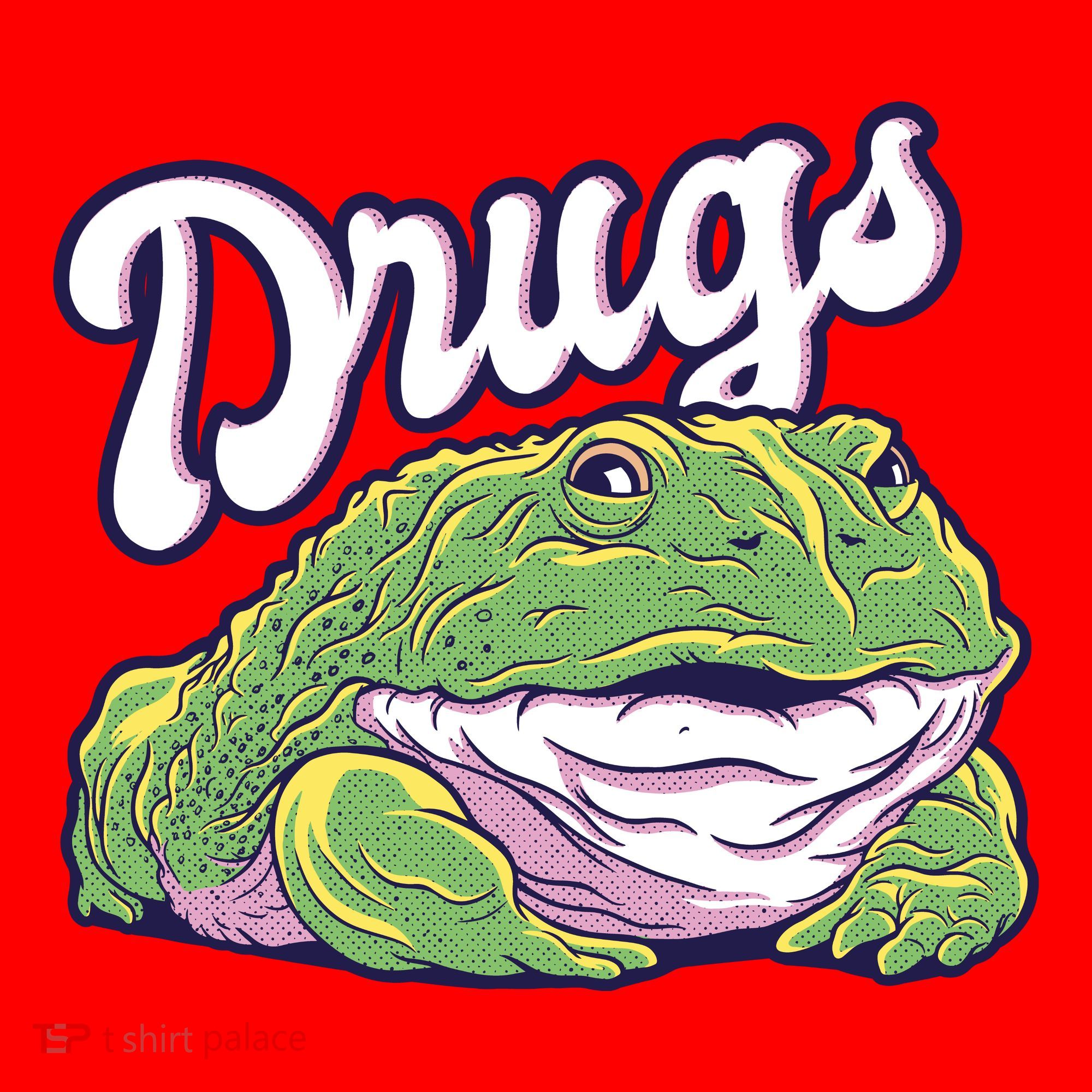 Drugs Frog Funny Santa Hat