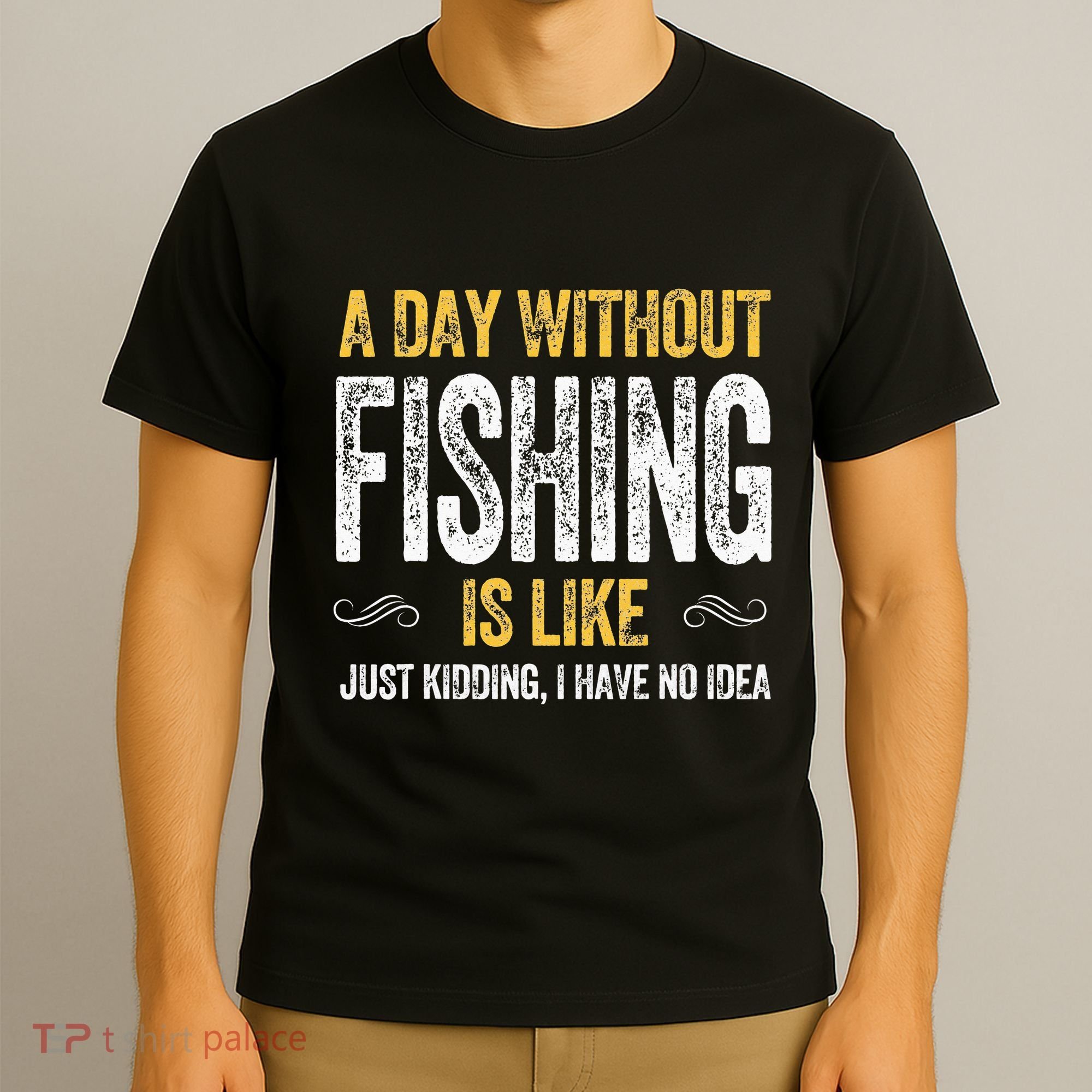 DAY FISHING fish fisherman trout carp salmon bass reel rod T-Shirt