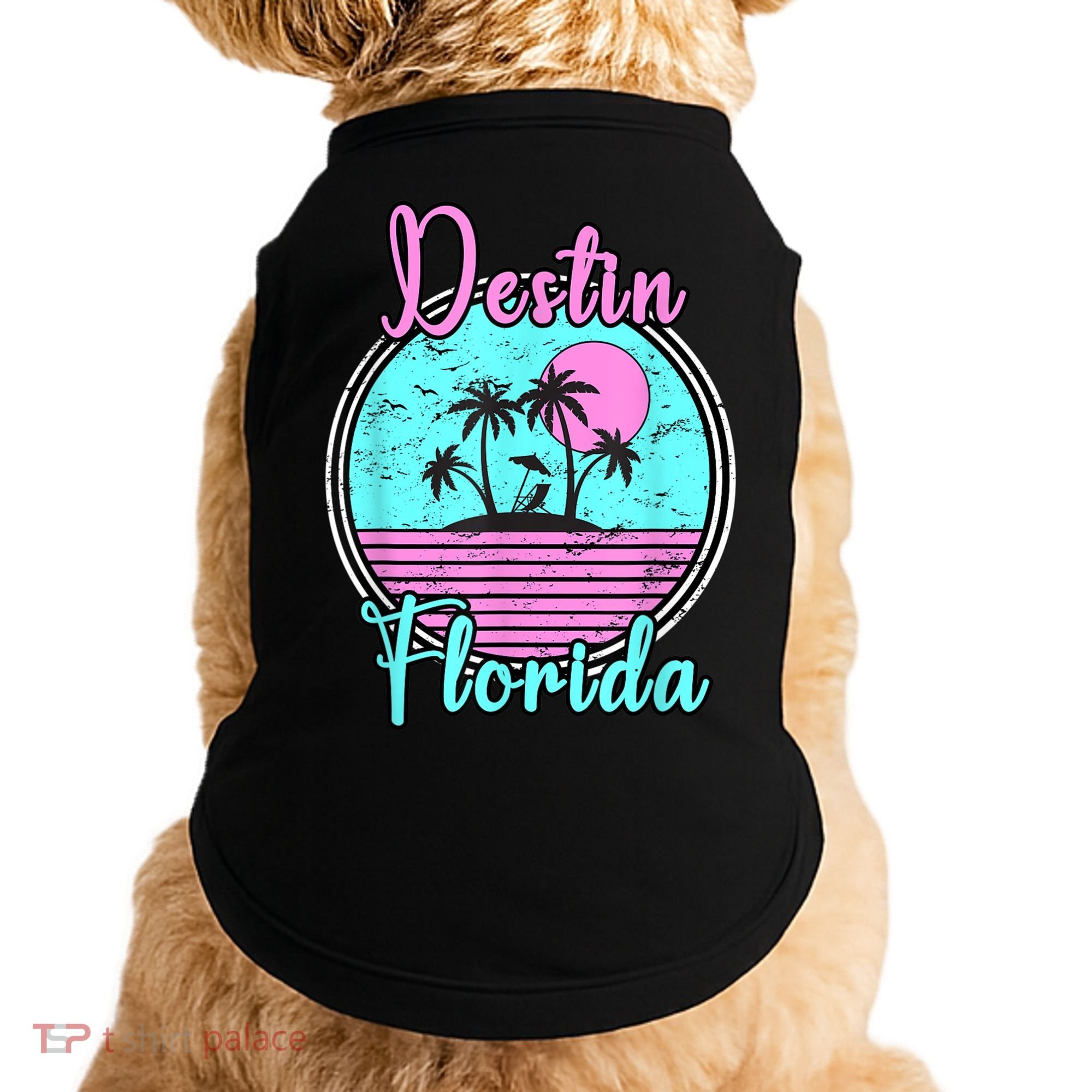 Destin Florida Fl Beach Travel Souvenir Gift. Doggie Tank