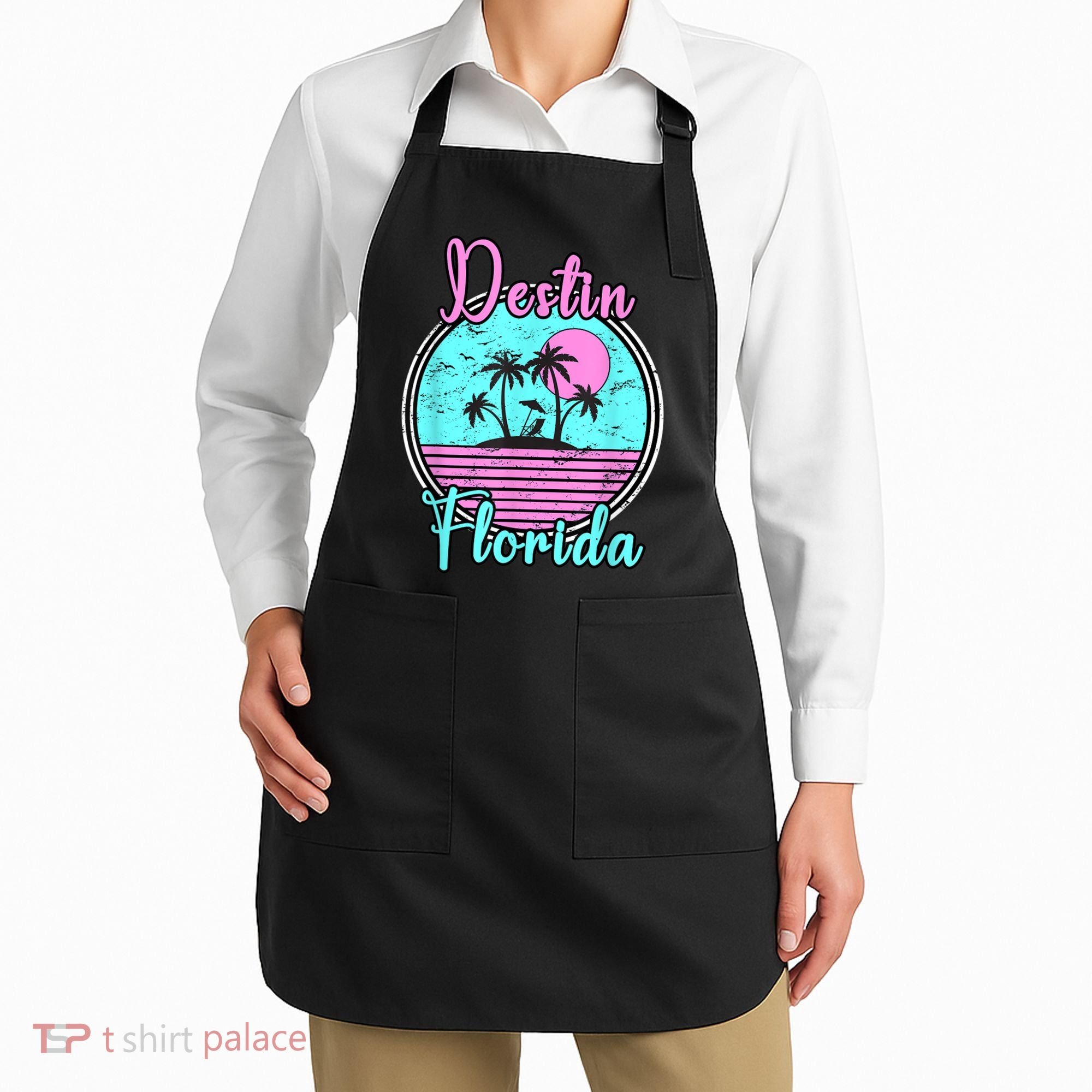 Destin Florida Fl Beach Travel Souvenir Gift. Apron