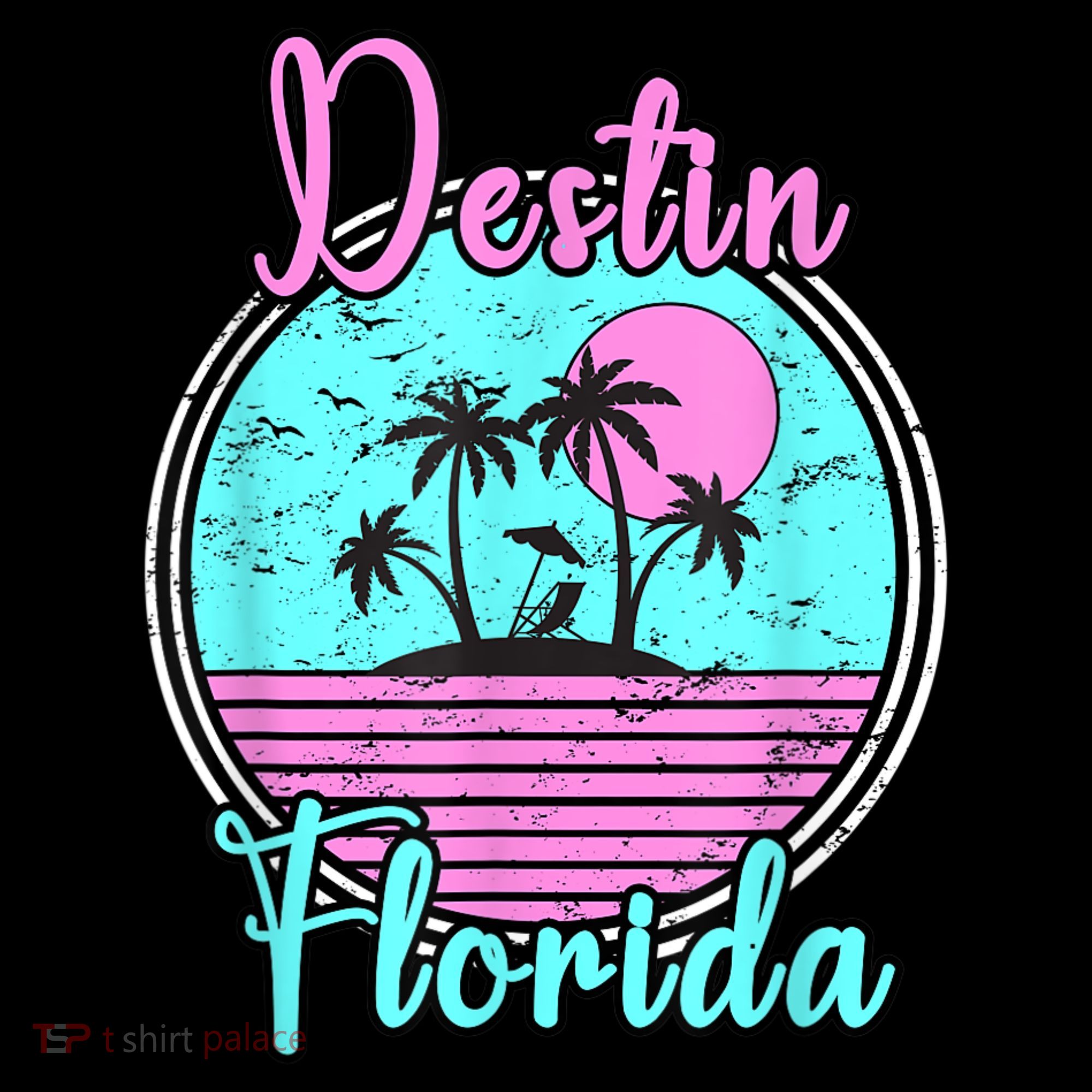Destin Florida Fl Beach Travel Souvenir Gift. T-Shirt