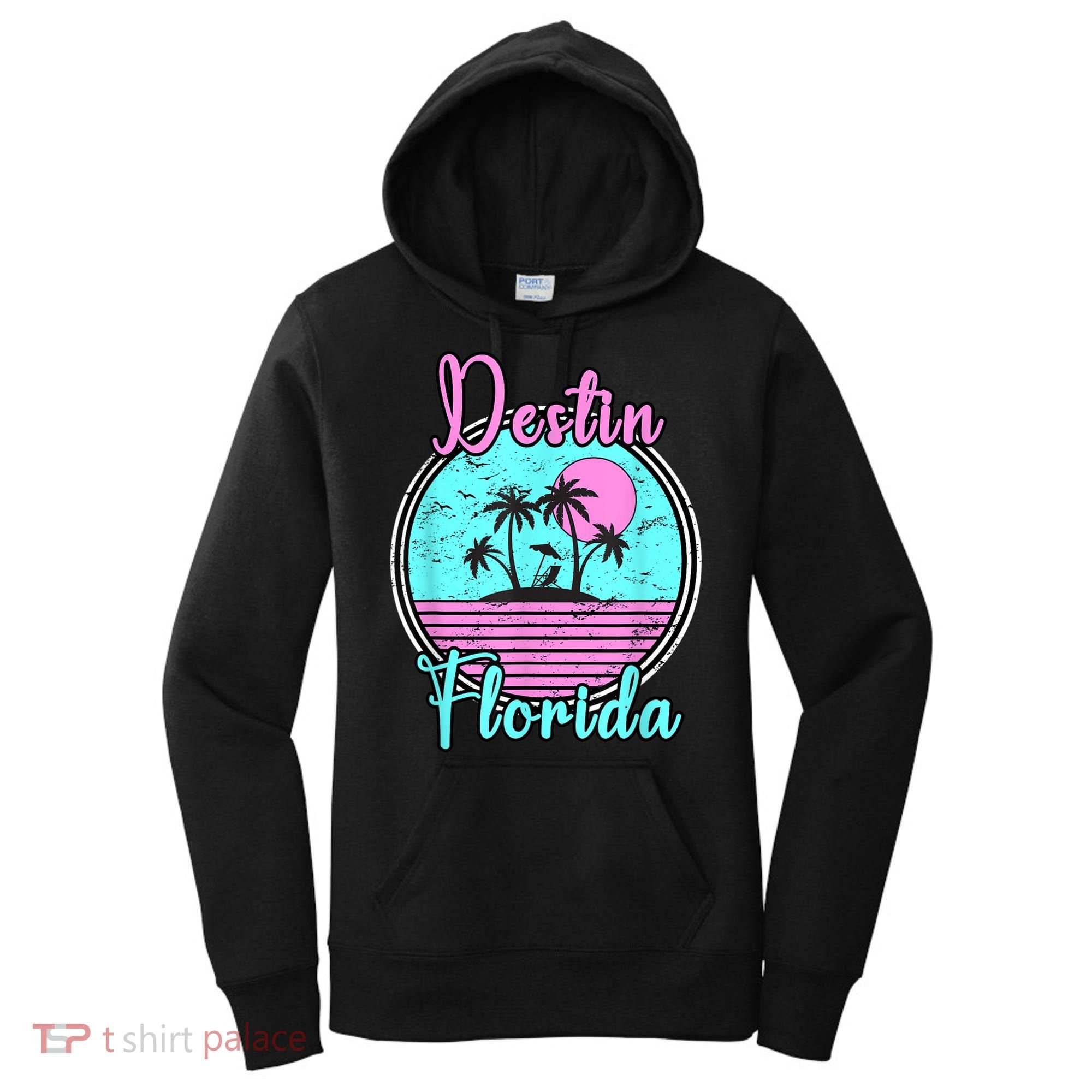 Destin Florida Fl Beach Travel Souvenir Gift. Women's Hoodie