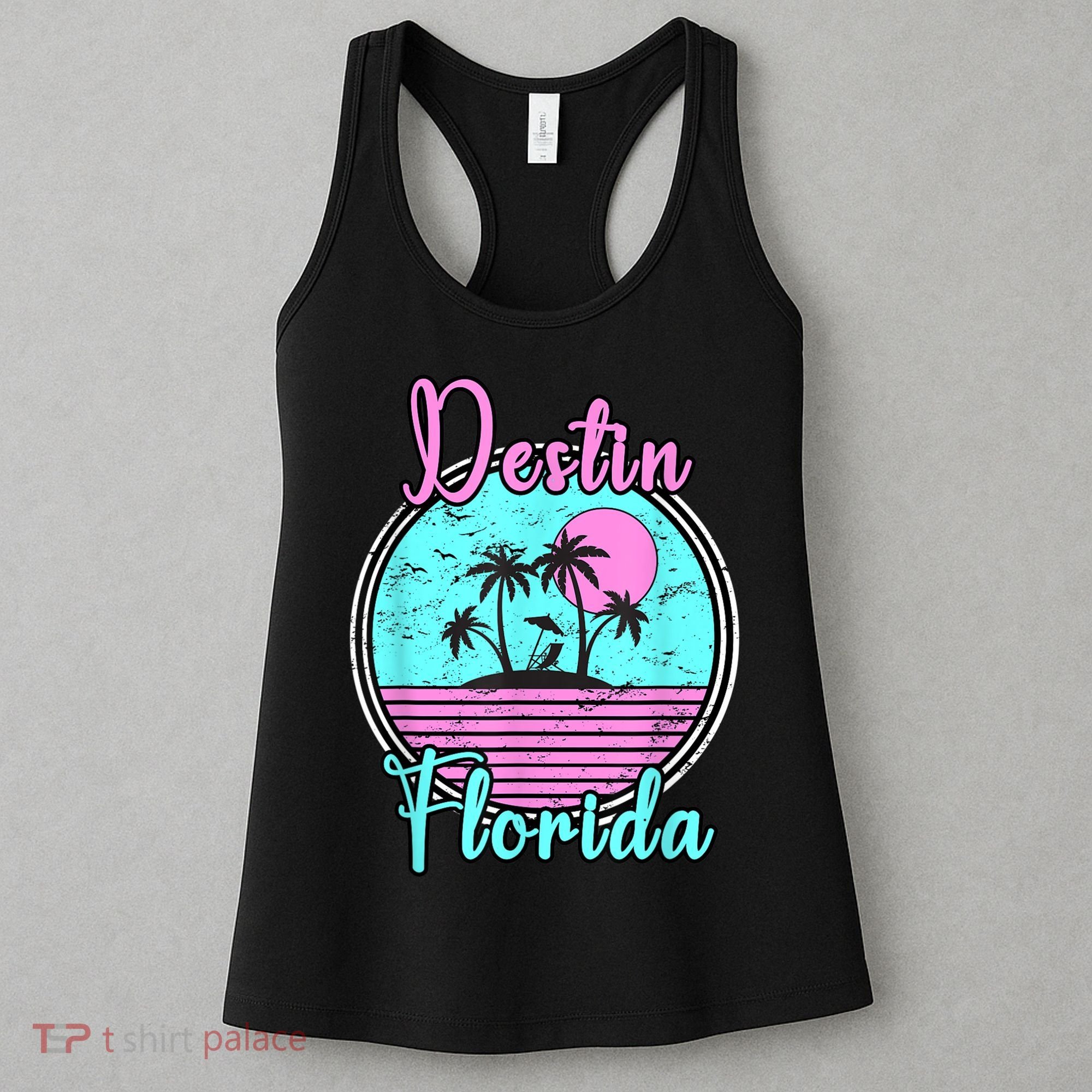 Destin Florida Fl Beach Travel Souvenir Gift. Women's Tank Top
