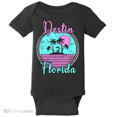 Destin Florida Fl Beach Travel Souvenir Gift. Baby Bodysuit