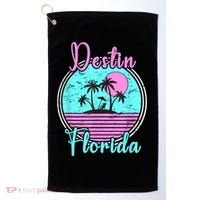 Destin Florida Fl Beach Travel Souvenir Gift. Golf Towel thumb 0