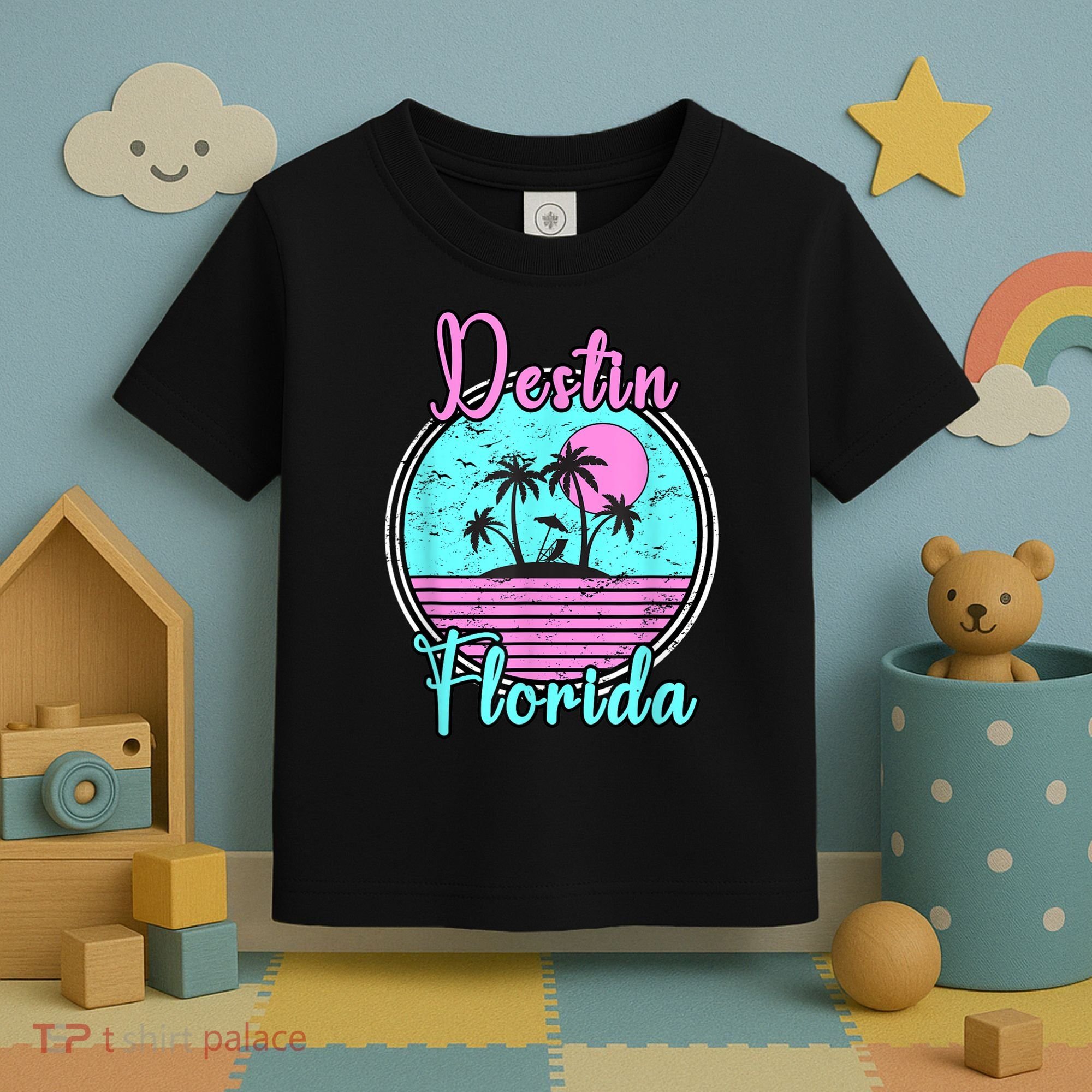 Destin Florida Fl Beach Travel Souvenir Gift. Toddler T-Shirt