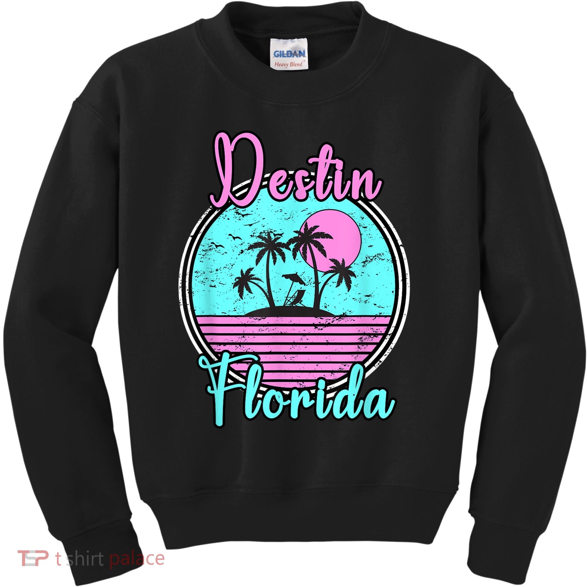 Destin Florida Fl Beach Travel Souvenir Gift. Kids Sweatshirt
