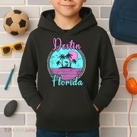 Destin Florida Fl Beach Travel Souvenir Gift. Kids Hoodie thumb 2