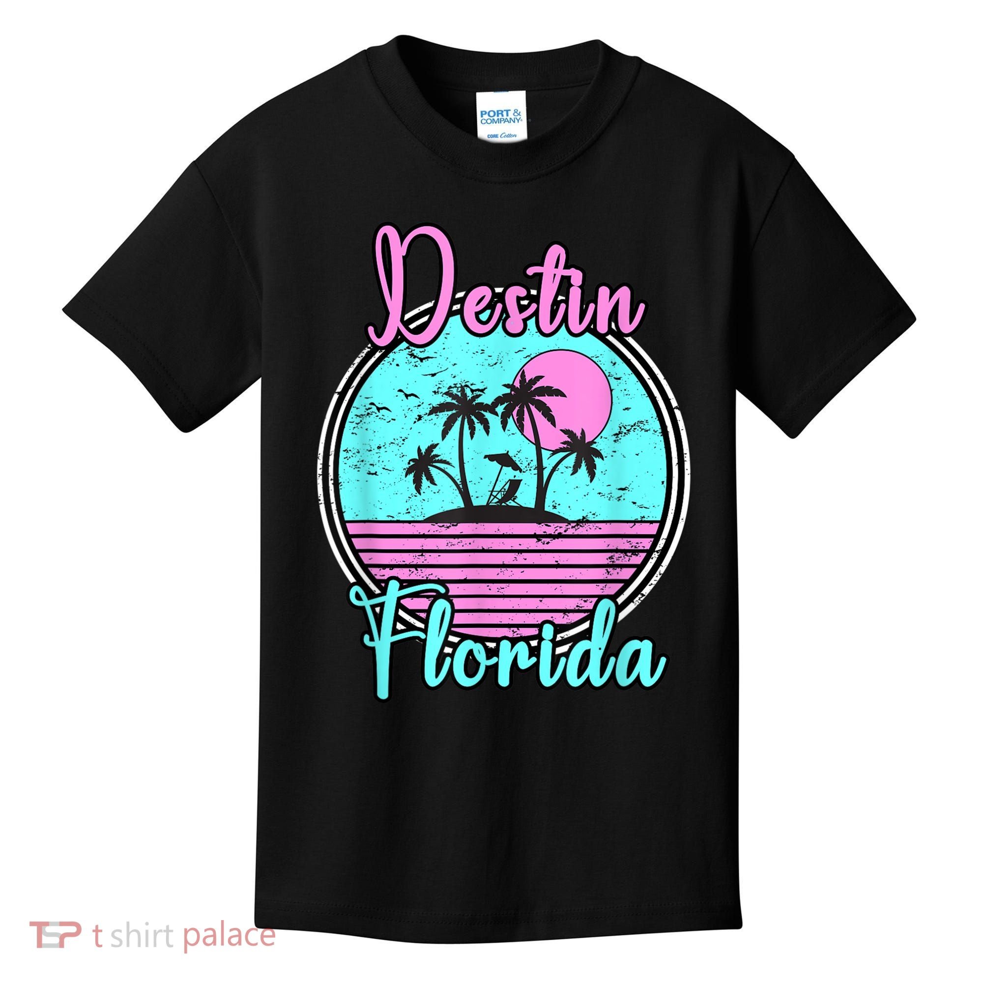 Destin Florida Fl Beach Travel Souvenir Gift. Kids T-Shirt