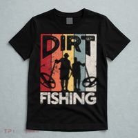 Dirt Fishing Funny Beach Treasure Detecting Metal Detector T-Shirt thumb 5