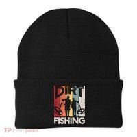Dirt Fishing Funny Beach Treasure Detecting Metal Detector Beanie thumb 0