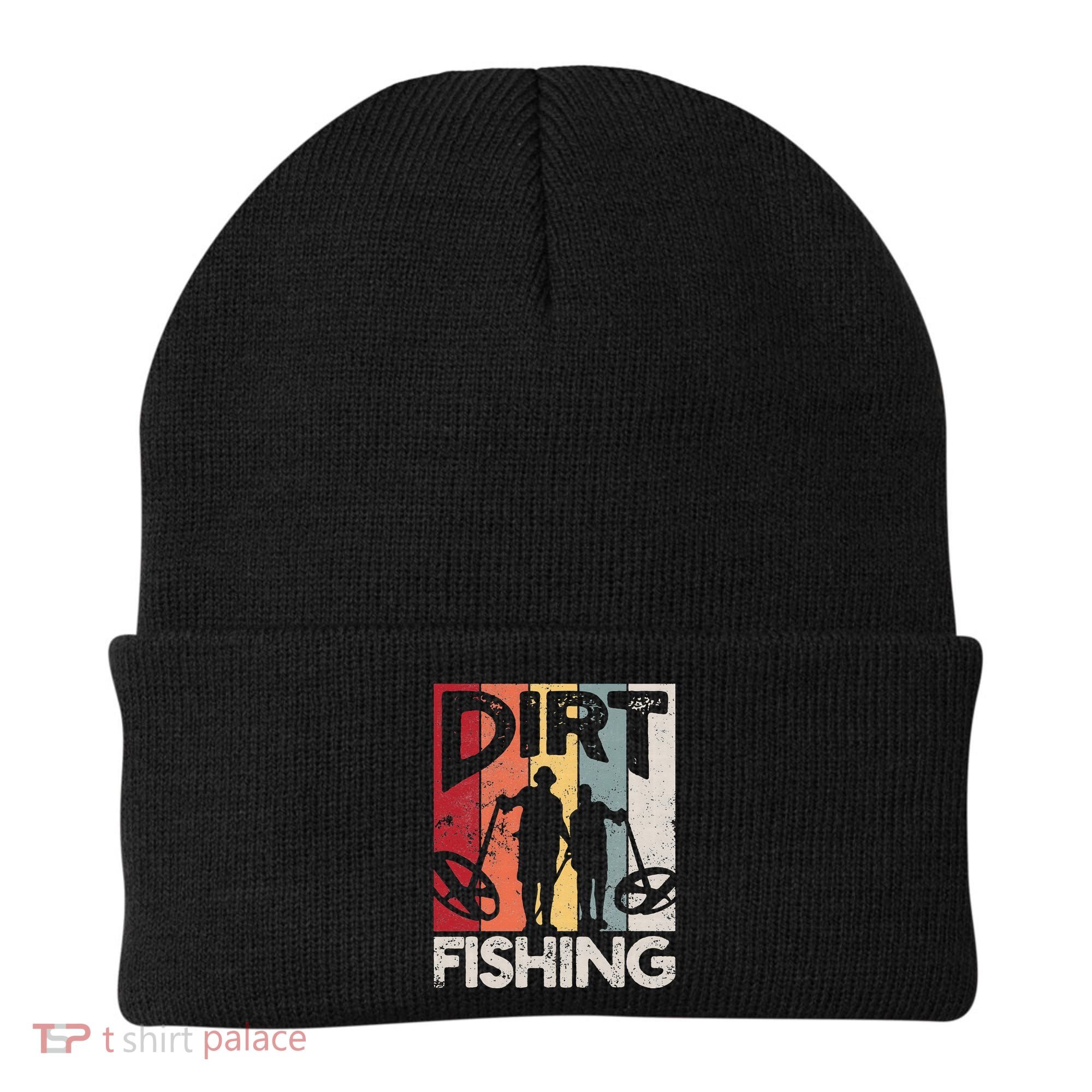 Dirt Fishing Funny Beach Treasure Detecting Metal Detector Beanie