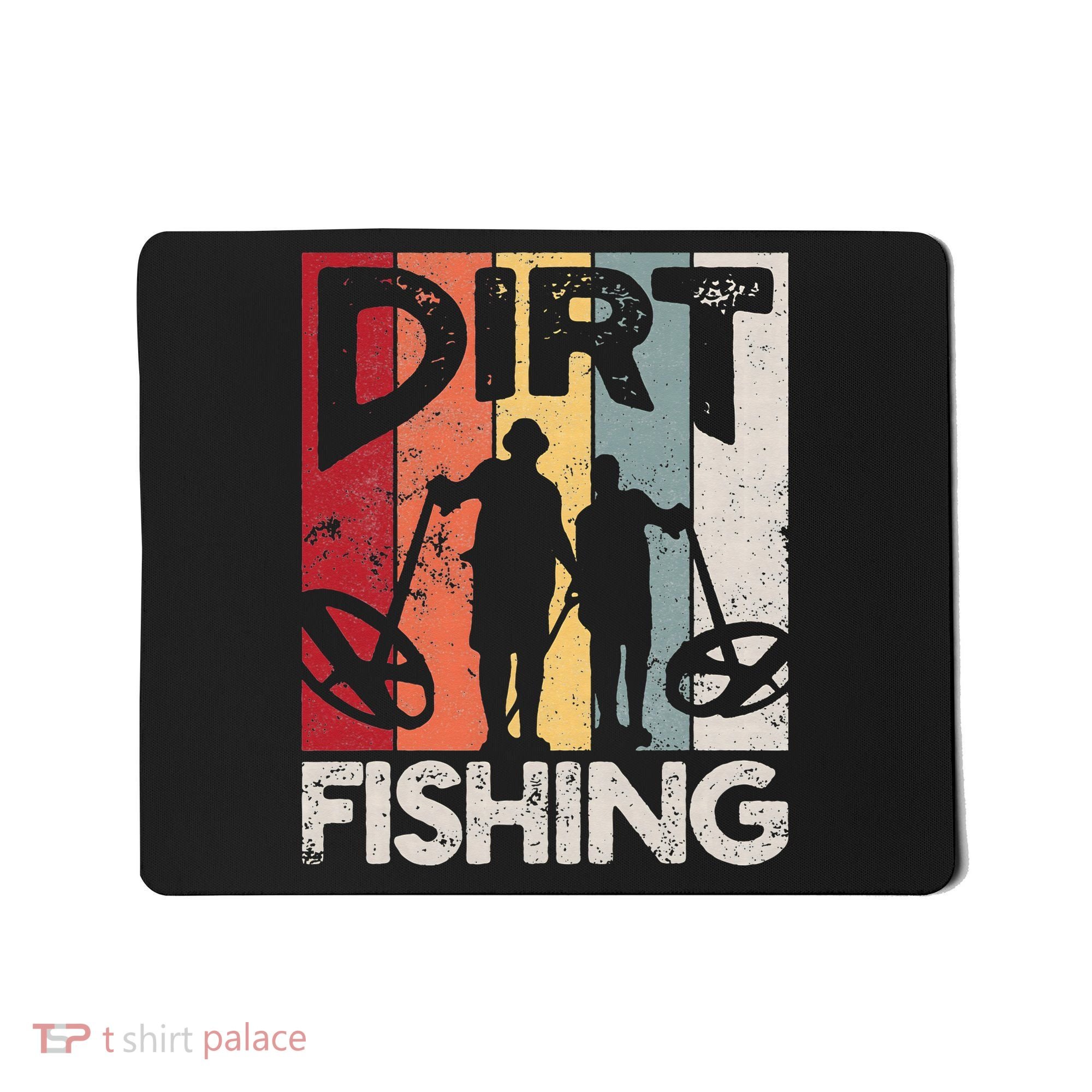 Dirt Fishing Funny Beach Treasure Detecting Metal Detector Mousepad