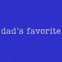 Dad's Favorite Funny Favorite Child Trendy Mousepad thumb 1