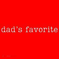 Dad's Favorite Funny Favorite Child Trendy Santa Hat thumb 1