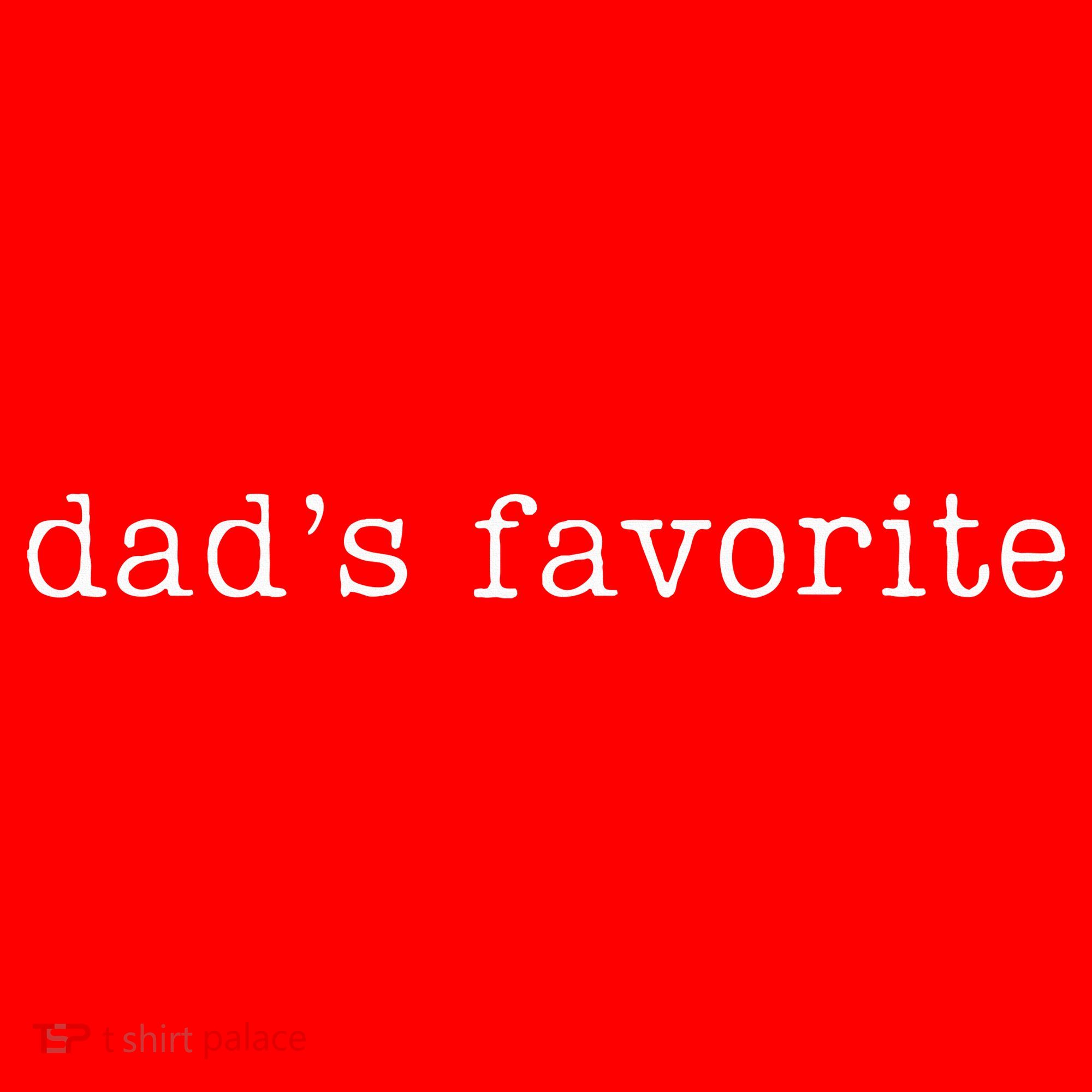 Dad's Favorite Funny Favorite Child Trendy Santa Hat