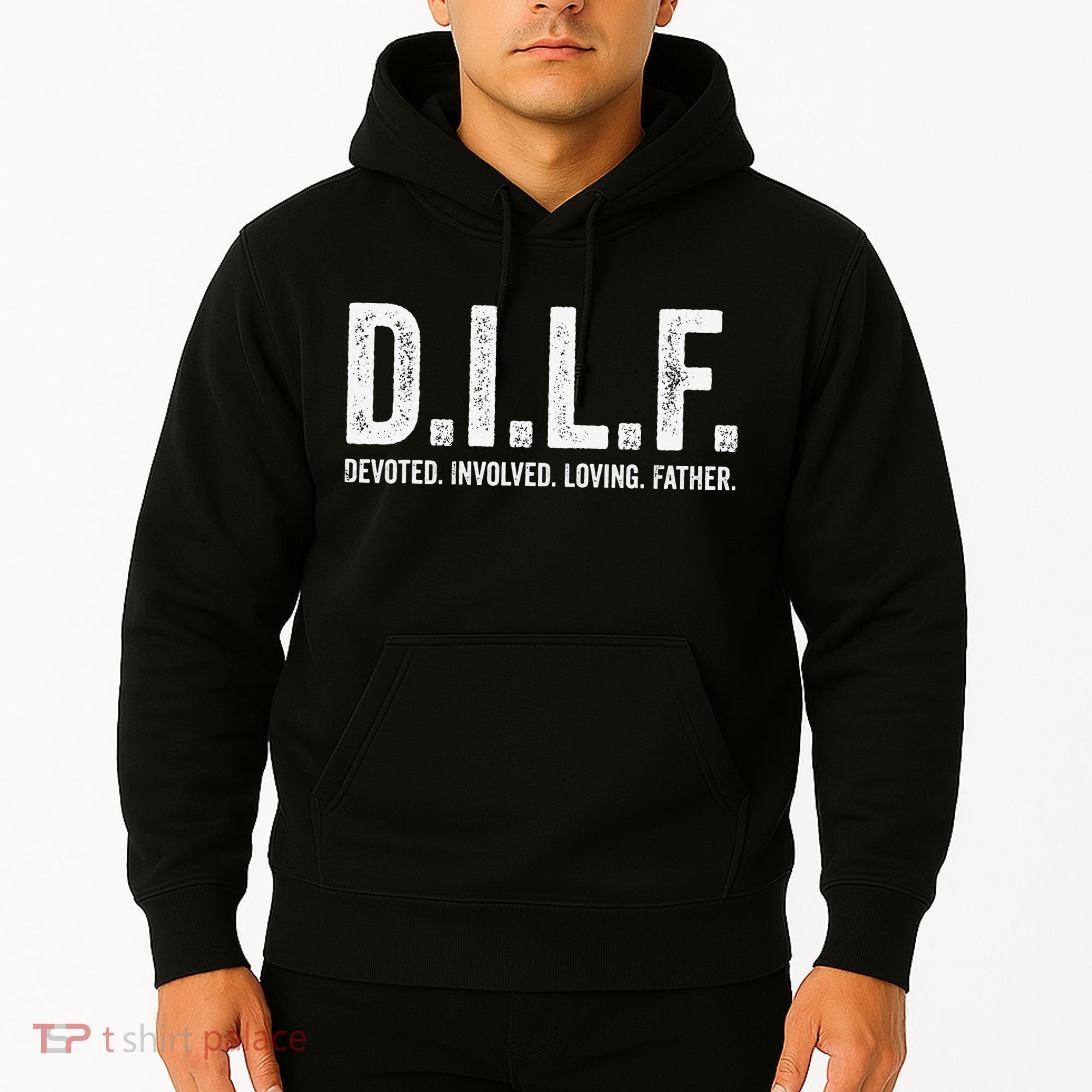 Dilf Funny Fathers Day Gift for Dad Hoodie