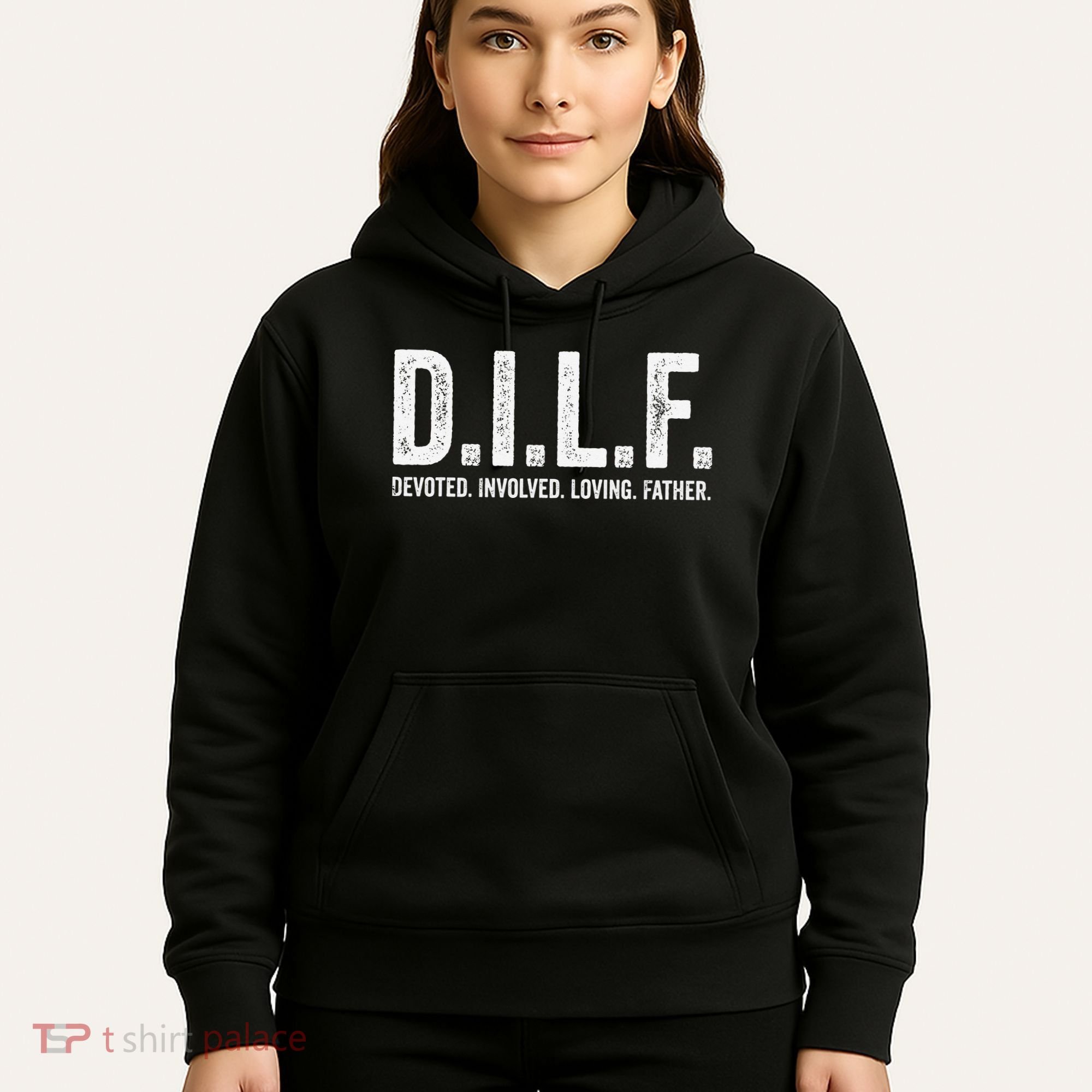 Dilf Funny Fathers Day Gift for Dad Hoodie