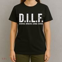 Dilf Funny Fathers Day Gift for Dad T-Shirt thumb 4