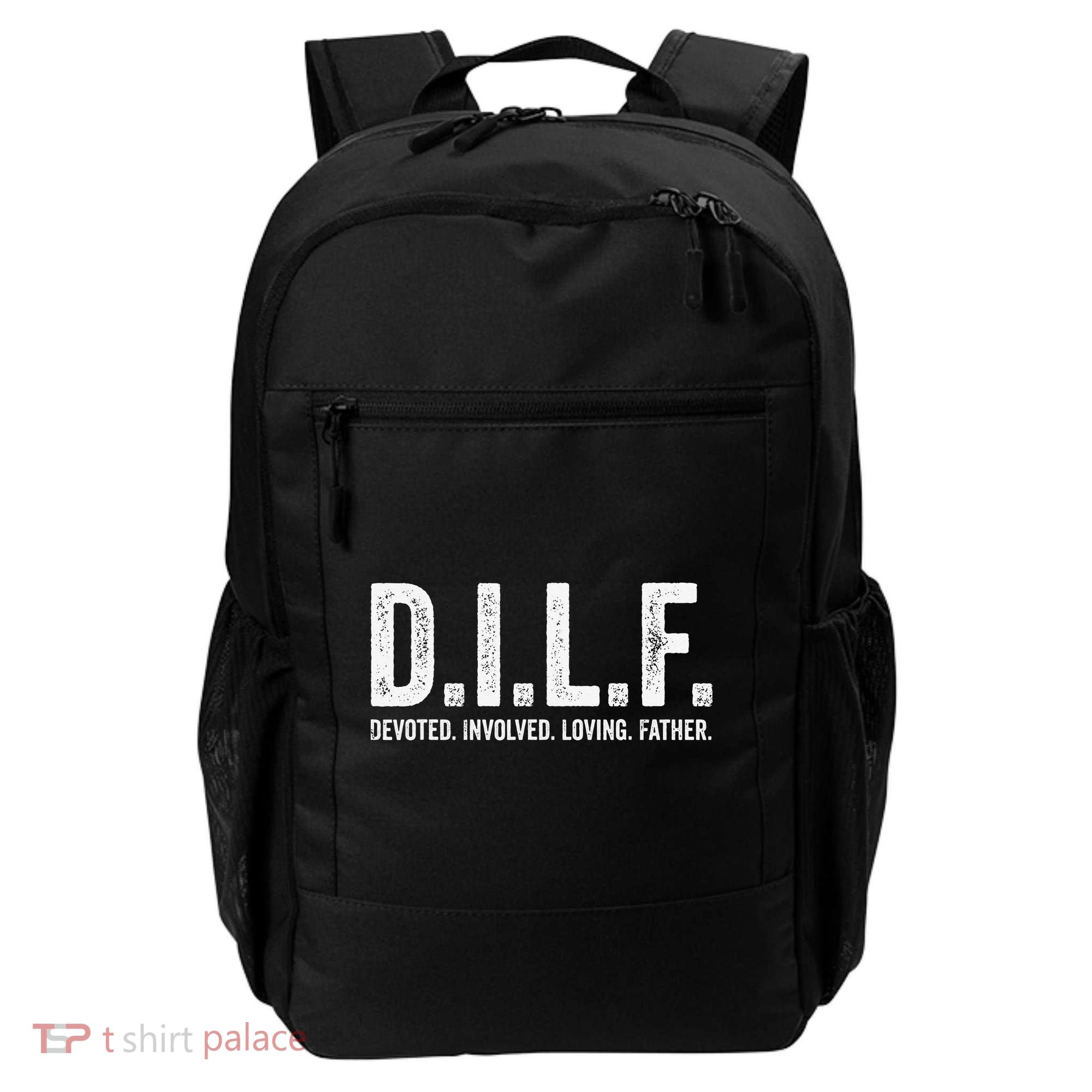 Dilf Funny Fathers Day Gift for Dad Backpack