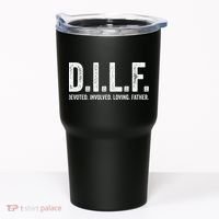 Dilf Funny Fathers Day Gift for Dad Tumbler thumb 0