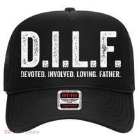 Dilf Funny Fathers Day Gift for Dad Hat thumb 0