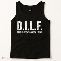 Dilf Funny Fathers Day Gift for Dad Tank Top thumb 2