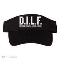 Dilf Funny Fathers Day Gift for Dad Visor thumb 0