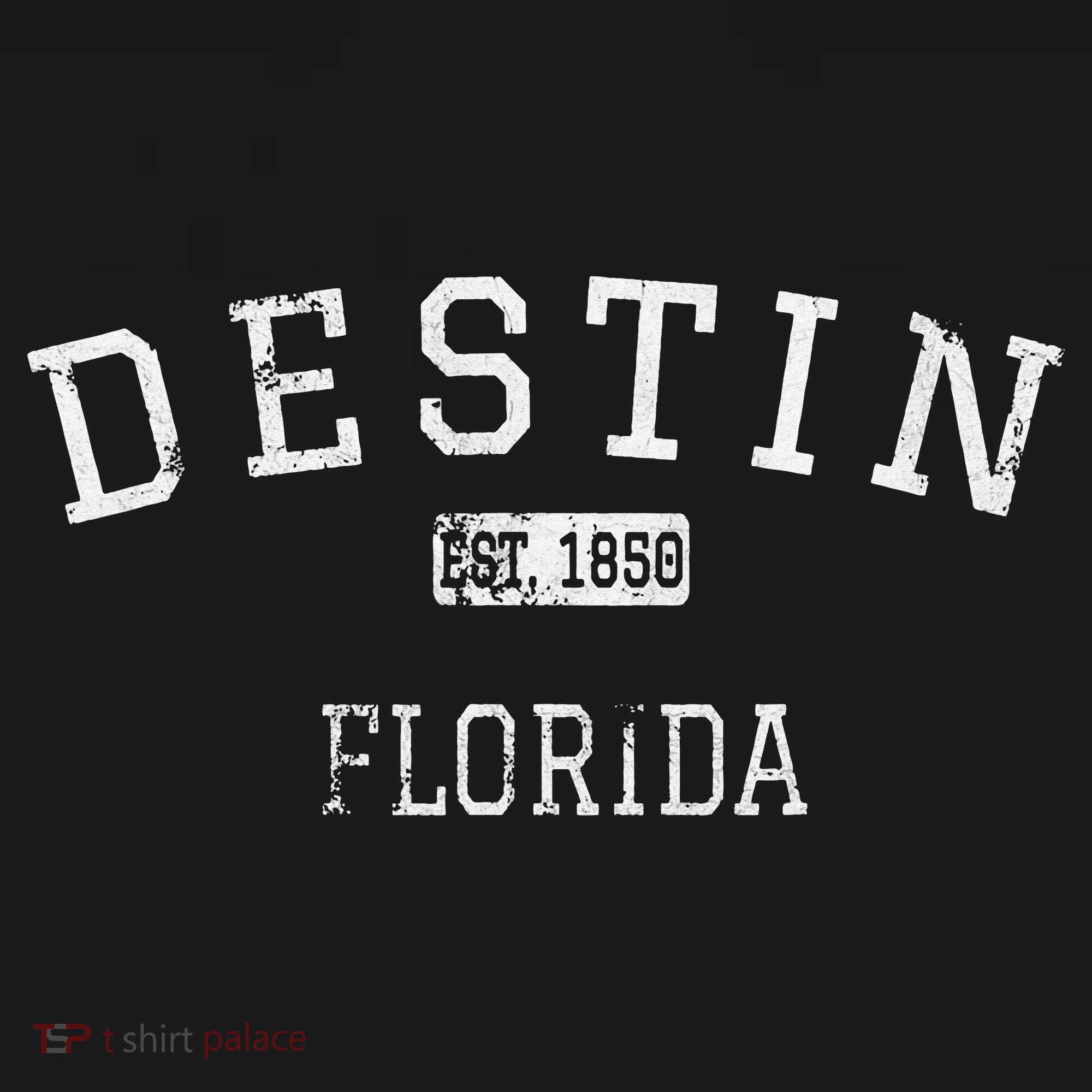 Destin Florida FL Vintage stage athletic style T-Shirt