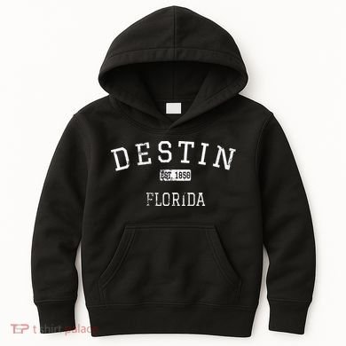 Destin Florida FL Vintage Kids Hoodie