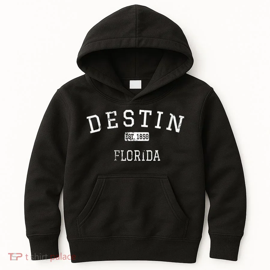 Destin Florida FL Vintage Kids Hoodie