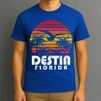 Destin Florida Fl Vintage Retro 70's 80's Style Meaningful Gift T-Shirt thumb 3