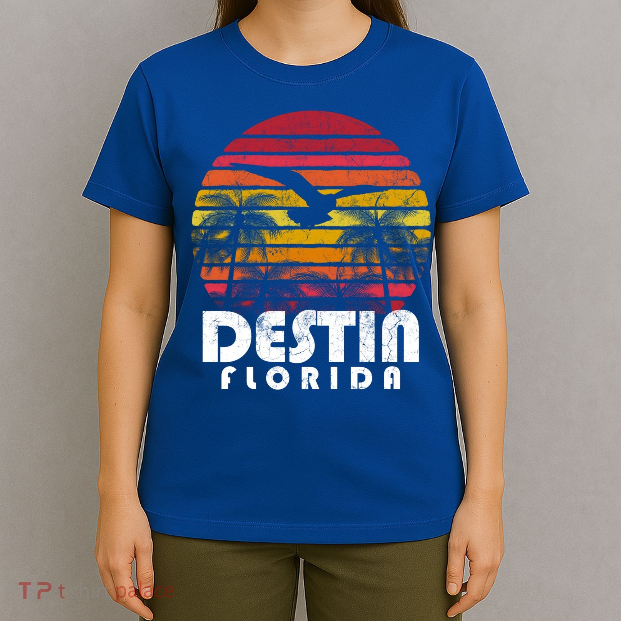 Destin Florida Fl Vintage Retro 70's 80's Style Meaningful Gift T-Shirt