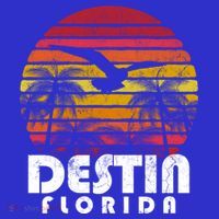 Destin Florida Fl Vintage Retro 70's 80's Style Meaningful Gift T-Shirt thumb 7